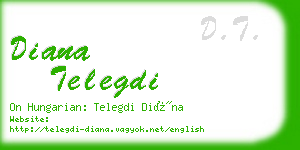 diana telegdi business card